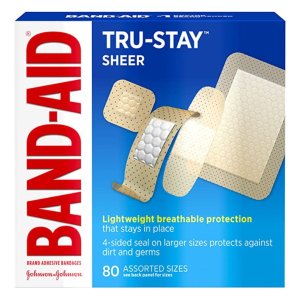 白菜价：Band-Aid 多尺寸创可贴 80片