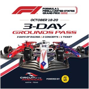 $355起F1 美国大奖赛 COTA 10月18-20日德州 奥斯汀举办