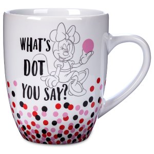 DisneyMinnie Mouse ''What's Dot You Say?'' 马克杯