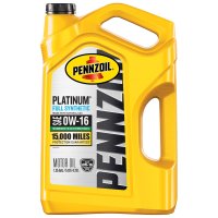 Pennzoil Platinum Full Synthetic 0W-16 Motor Oil, 5 Quart