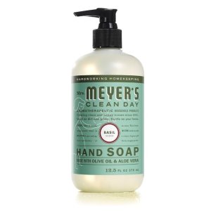 Mrs. MEYER'S CLEAN DAYHand Soap, Basil, 12.5 fl. oz