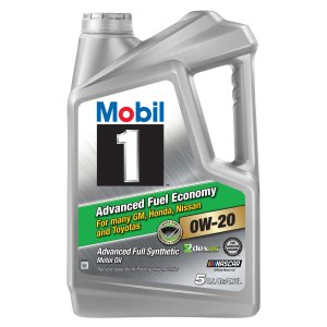 Mobil 10W-20 全合成 低油耗经济型机油 5夸脱