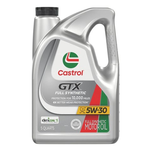 Castrol GTX Full Synthetic 5W-30 Motor Oil, 5 Quarts