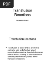 Transfusion Reaction - DRGSP