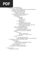 Trusts Bar Outline