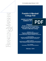 Franklin & Marshall Poll Feb. 13