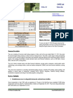 Care LTD: Issue Details Issue Details Capital Structure (In CRS) Aggregate Value