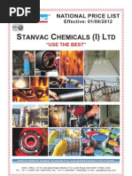 Stanvac National Price List DT 01-08-2012