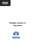 Analysis of Tata Motors