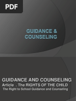 Guidance and Counseling