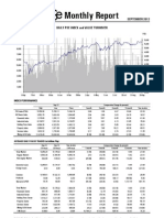 Monthly Report: September 2012 Daily Pse Index and Value Turnover