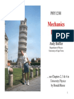 PHY1023H Buffler Mechanics A