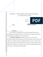 Nevada - in Forma Pauperis Proposed Order Form