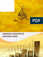 Financial Analysis of National Food