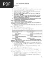 Civil Procedure Outline Personal Jurisdiction