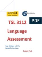 Tsl3112 Language Assessment For Ipg