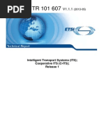 Intelligent Transport Systems (ITS) Cooperative ITS (C-ITS) Release 1 Index