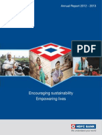 HDFC Bank AnnualReport 2012 13