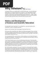 Why Atheism Mark Thomas