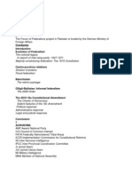 Federalism in Pakistan