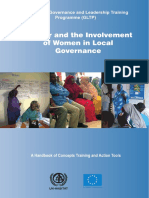 Gender and Involvement of Women in Local Governance