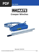 Care and Use Guide Rig Mate Creeper Winch