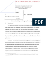 Abdullah v. County of St. Louis: Memorandum in Support of Temporary Restraining Order