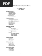 Oral Manifestations of Systemic Diseases