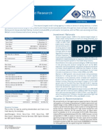 Credit Analysis and Research: Investment Rationale