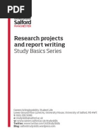 Research Projects and Report Writing - BINDER