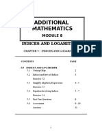 2.08) Add Math Module 08 (Indices and Logarithms)