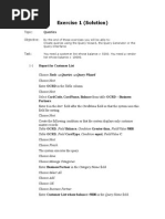 Itsad Exercise 1 Queries (Solution)