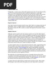 Types of Contracts Contracts Under Seal Traditionally