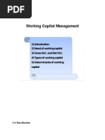 Working Capital Management