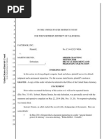 Facebook v. Grunin - Default Judgment Order PDF