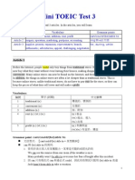 Mini Toeic Test 3