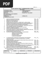 Saudi Aramco Pre-Commissioning Form