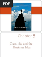 CH 5 Creativity and The Business Idea