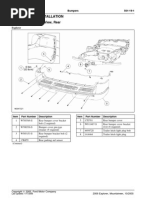 Bumper 8212 Exploded View Rear Removal and Installation