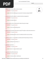 Test - Cost Accounting Chapter 3 TB - Quizlet