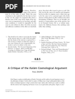 Critique of The Kalam Cosmological Argument Extracted Pages From Philosophy - of - Religion