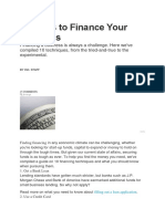 10 Ways To Finance Your Business