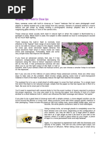 Digital Photography Tips PDF