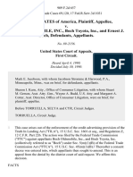 United States v. Boch Oldsmobile, Inc., Boch Toyota, Inc., and Ernest J. Boch, 909 F.2d 657, 1st Cir. (1990)