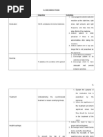 B. Discharge Plan Areas Objective Activities