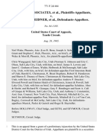 Span-Eng Associates v. Stephen M. Weidner, 771 F.2d 464, 10th Cir. (1985)