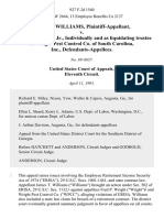 James T. Williams v. Fred P. Wright, JR., Individually and As Liquidating Trustee of Wright Pest Control Co. of South Carolina, Inc., 927 F.2d 1540, 11th Cir. (1991)