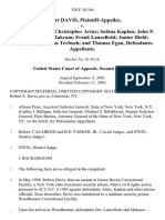 Robert Davis v. Glenn S. Goord Christopher Artuz Sabina Kaplan John P. Keane Mervat Makram Frank Lancellotti Janice Diehl Thomas Briggs Tim Terbush and Thomas Egan, 320 F.3d 346, 2d Cir. (2003)