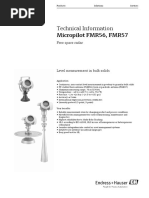 Datasheet Radar Level