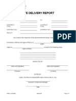 F-OPN-08-21 Site Delivery Report (Constn Stage) (Rev. 00)